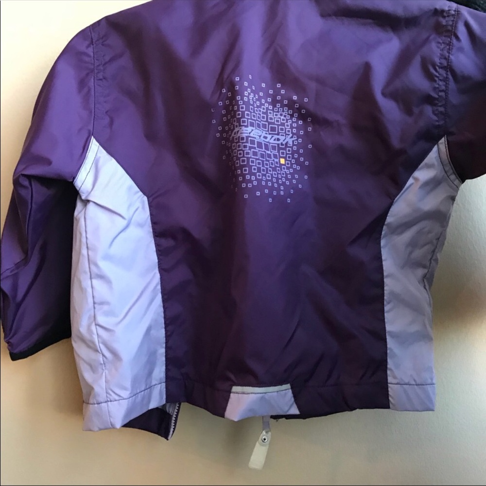 Reebok girls lightweight jacket Sz 4 - Picture 3 of 6